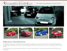 Tablet Screenshot of christopherchubbcars.com